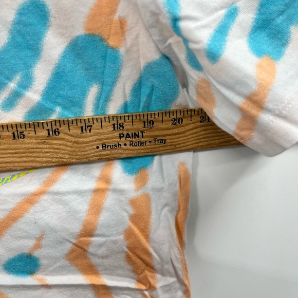 Nike White Tye Dye Colorful Athletic Tee Short Sleeve Shirt Size M - Picture 4 of 8